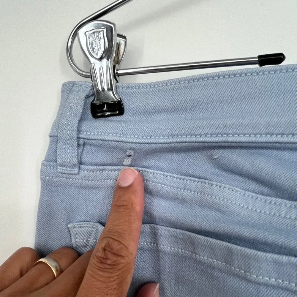 LOFT Modern Skinny Jeans Womens 28/6 Light Blue Stretch Mid Rise Denim Pants